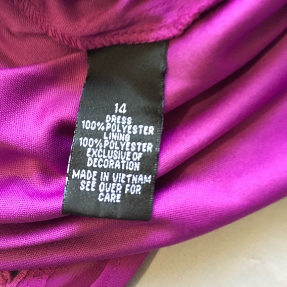 🍁FINAL SALE🍁 Girls Size 14 Purple Dress - Picture 7 of 8